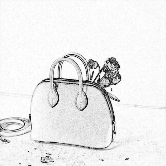 PDF Leather Bag Pattern - Bolide Bag Inspired Template - DWIPDFZS090