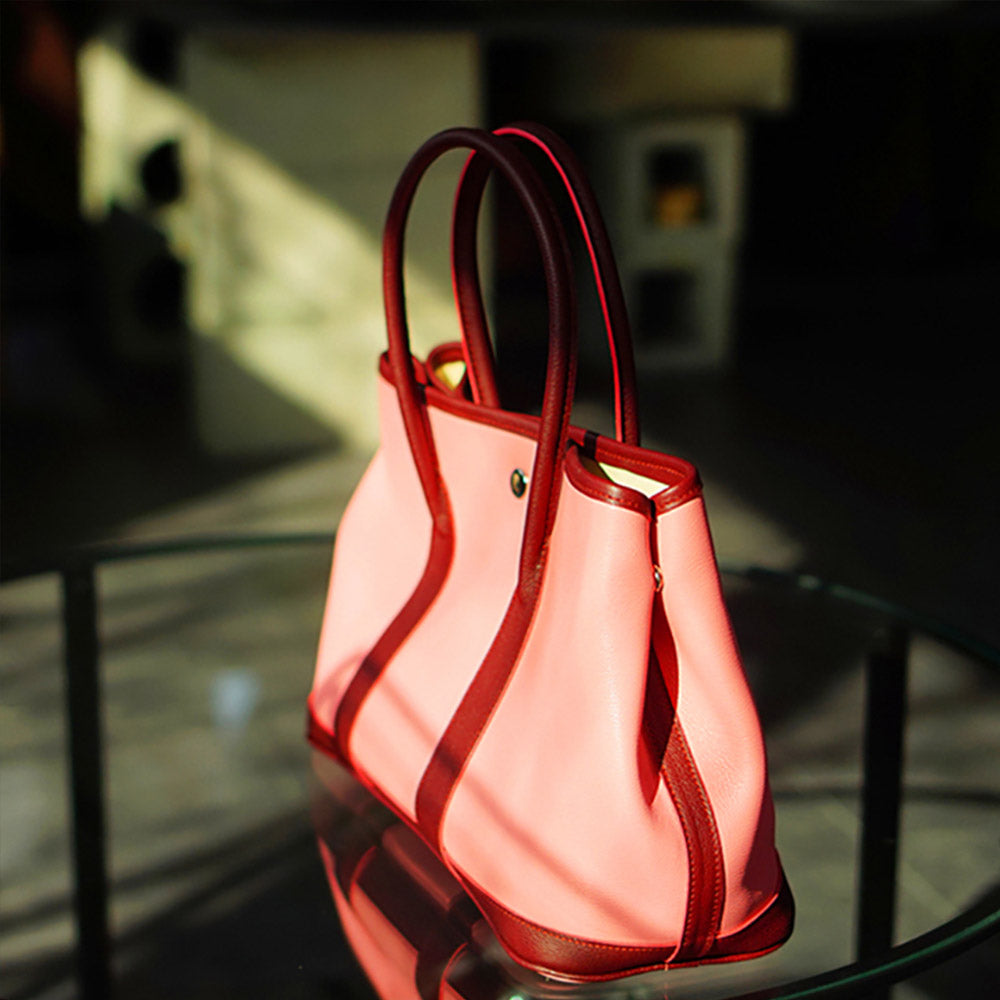 PDF Leather Bag Pattern -  Garden Party Inspired Bag - DWIPDFZS031