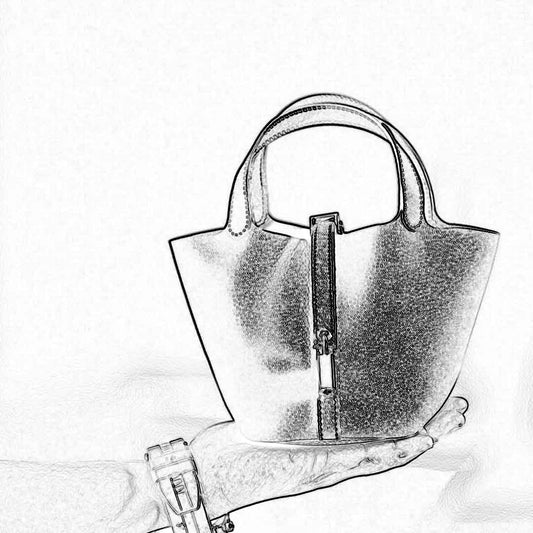 PDF Leather Bag Pattern - Picotin Bag - DWIPDFZS064