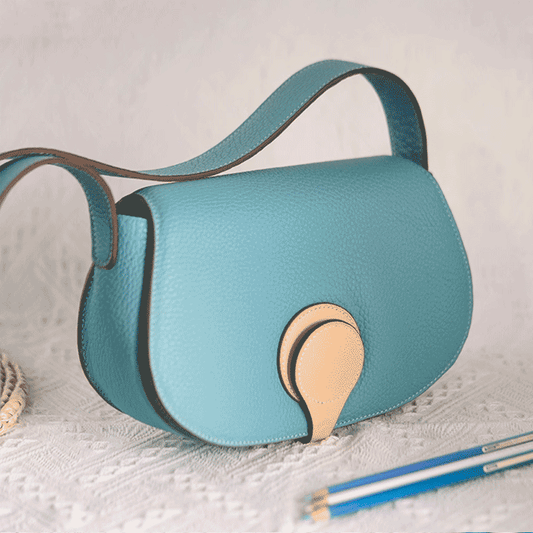 PDF Leather Bag Pattern - Crossbody Bag - DWIPDFZS091