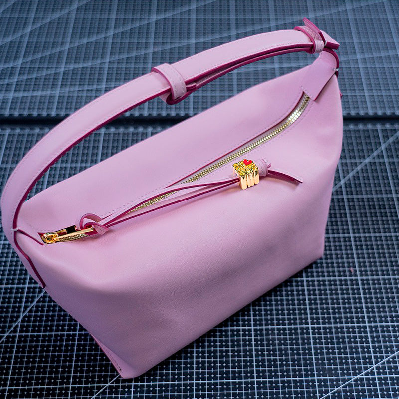 PDF Leather Bag Pattern - Cubi Bag Inspired Template - DWIPDFZS104