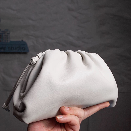 PDF Leather Bag Pattern - The Cloud Shaped Frame Leather Bag - DWIPDFZS126