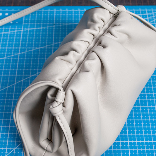 PDF Leather Bag Pattern - The Cloud Shaped Frame Leather Bag - DWIPDFZS126