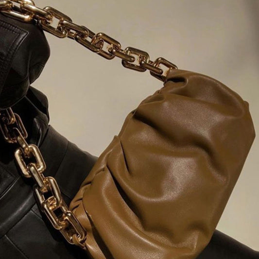 PDF Leather Bag Pattern - The Chain Pouch - DWIPDFZS133