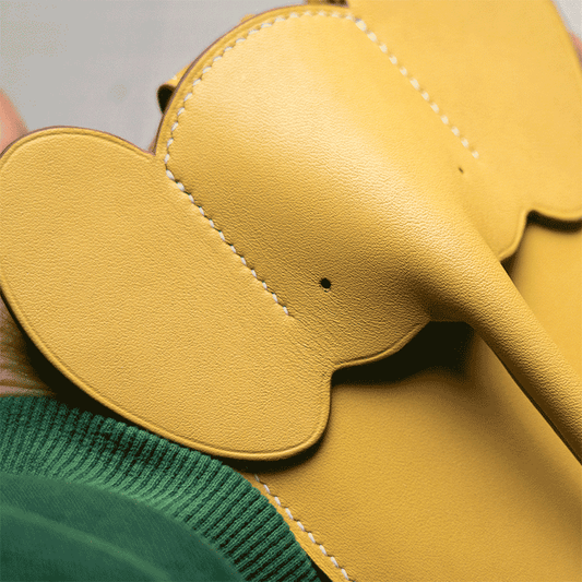PDF Leather Bag Pattern - Elephant Shaped Phone Bag - DWIPDFZS147