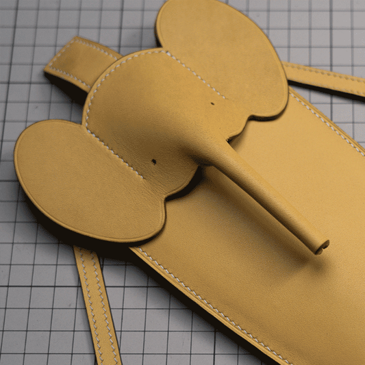 PDF Leather Bag Pattern - Elephant Shaped Phone Bag - DWIPDFZS147
