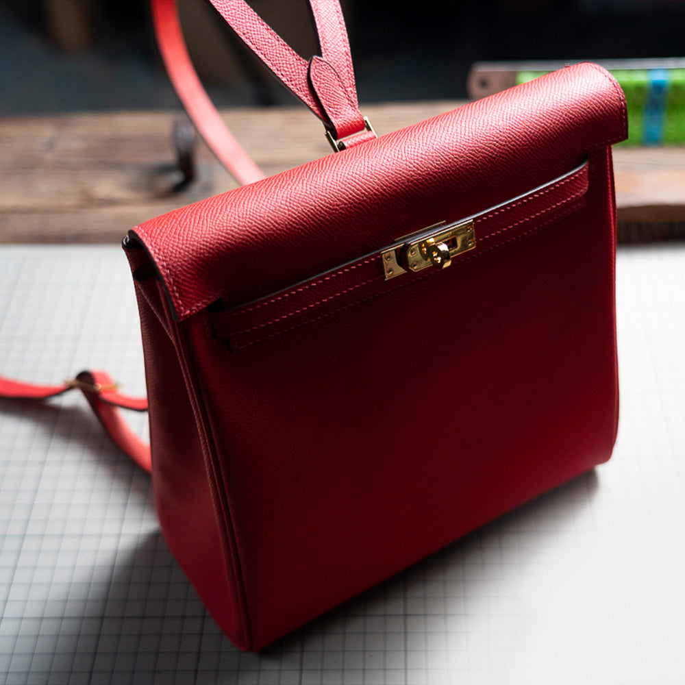 PDF Leather Bag Pattern - Kelly Ado Bag Inspired Template - DWIPDFZS175