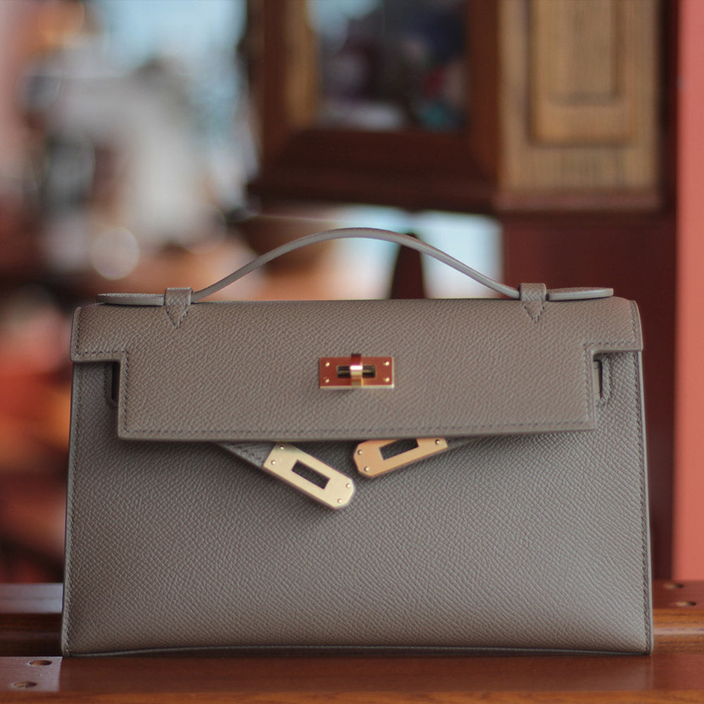 PDF Leather Bag Pattern - Kelly Pochette Inspired - DWIPDFZS169
