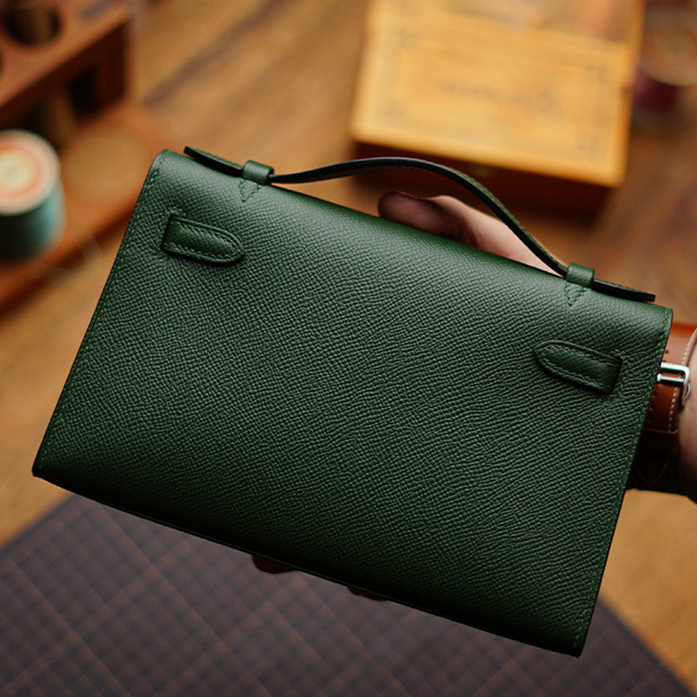 PDF Leather Bag Pattern - Kelly Pochette Inspired - DWIPDFZS169