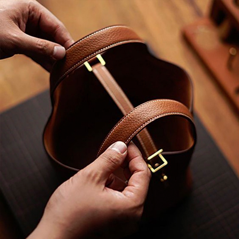 PDF Leather Bag Pattern - Picotin Bag - DWIPDFZS064