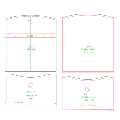 PDF Leather Wallet Pattern - Bearn Inspired Wallet - DWIPDFZS137