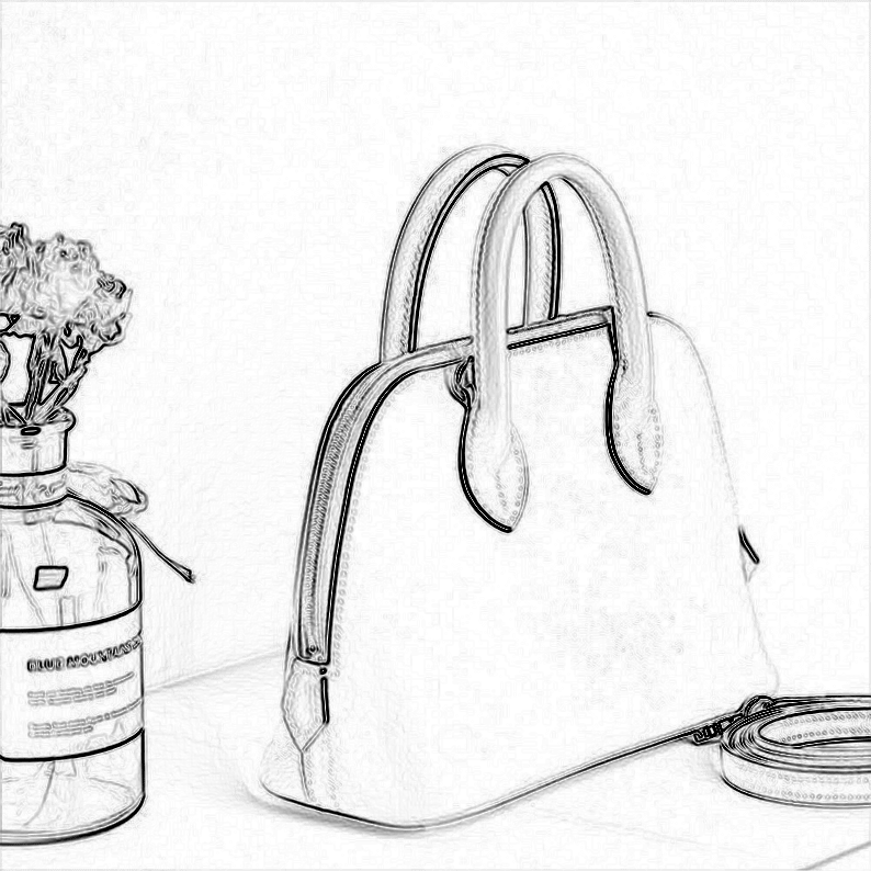 PDF Leather Bag Pattern - Bolide Bag Inspired Template - DWIPDFZS090