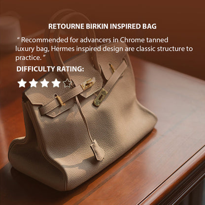 Leather Bag Pattern Tutorial - 5 Classic Bags to Start - DWIPDFZS05