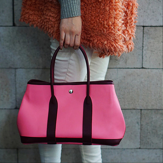 PDF Leather Bag Pattern -  Garden Party Inspired Bag - DWIPDFZS031
