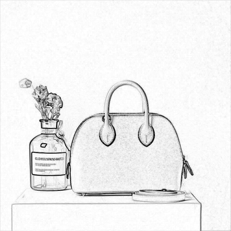 PDF Leather Bag Pattern - Bolide Bag Inspired Template - DWIPDFZS090