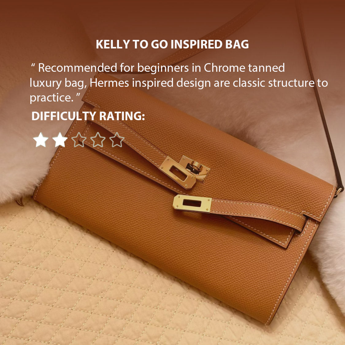 Leather Bag Pattern Tutorial - 5 Classic Bags to Start - DWIPDFZS05