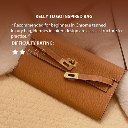 Leather Bag Pattern Tutorial - 5 Classic Bags to Start - DWIPDFZS05