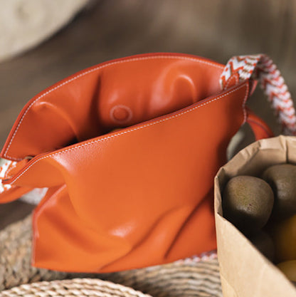 PDF Leather Bag Pattern - Flamenco Inspired Drawstring Bag - DWIPDFZS188