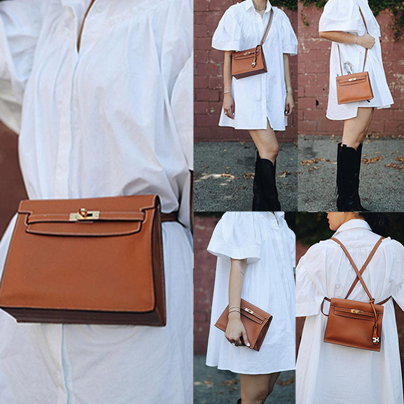 PDF Leather Bag Pattern - Danse Bag Inspired Template - DWIPDFZS190