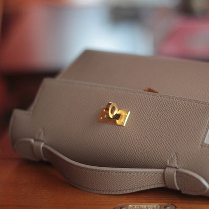 PDF Leather Bag Pattern - Kelly Pochette Inspired - DWIPDFZS169
