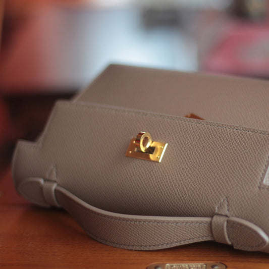 PDF Leather Bag Pattern - Kelly Pochette Inspired - DWIPDFZS169