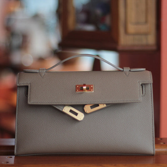 PDF Leather Bag Pattern - Kelly Pochette Inspired - DWIPDFZS169