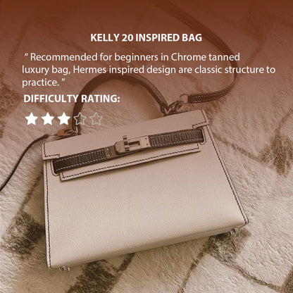 Leather Bag Pattern Tutorial - 5 Classic Bags to Start - DWIPDFZS05