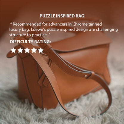 Leather Bag Pattern Tutorial - 5 Classic Bags to Start - DWIPDFZS05